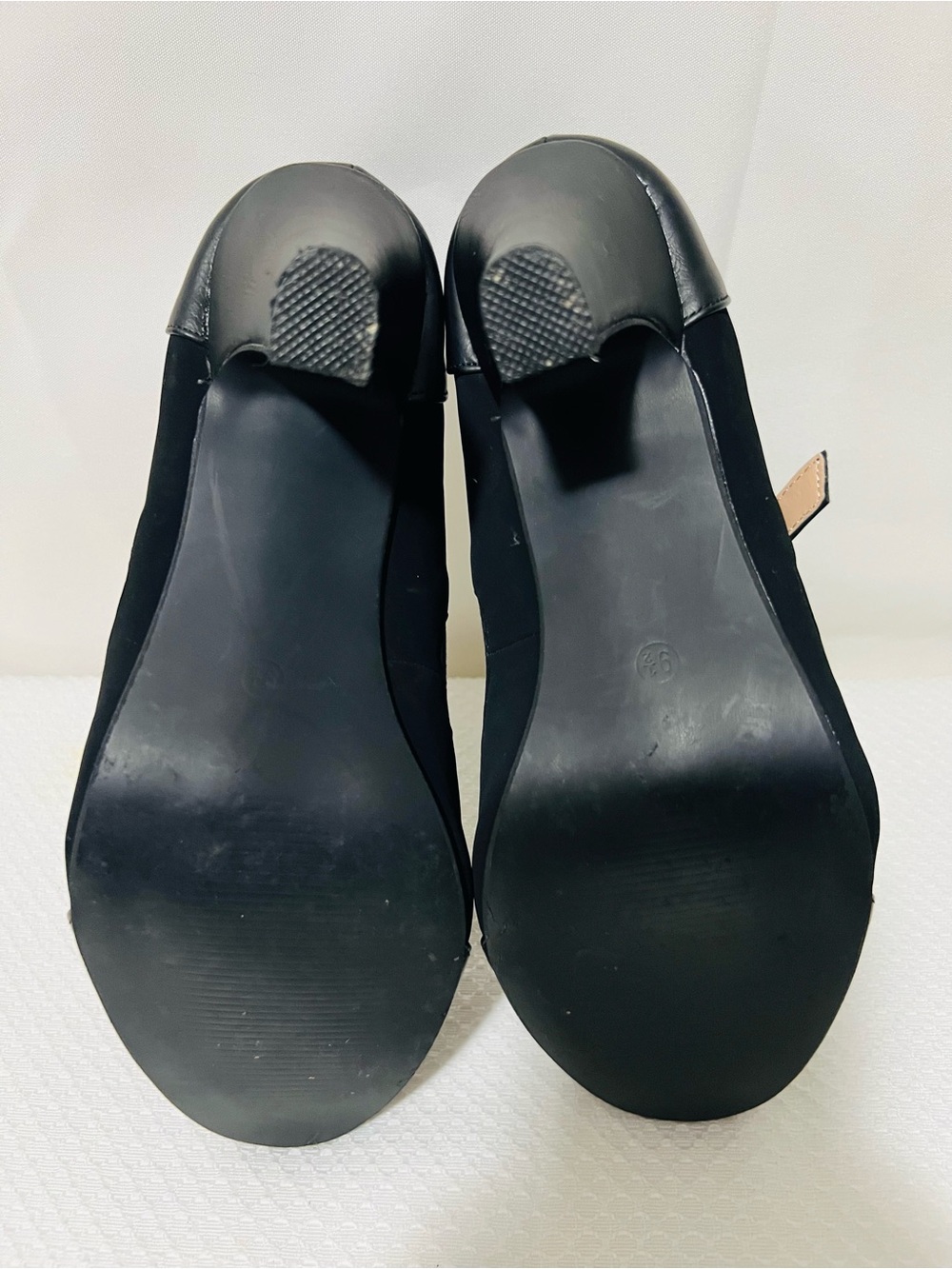 Women’s Journee Collection Black Mary Jane Block Heels Size 9 1/2 - Picture 7 of 8